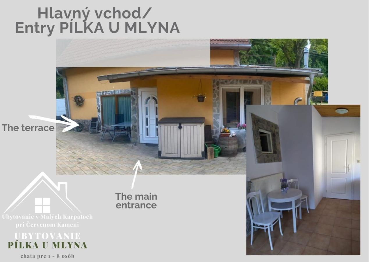 Ubytovanie Pod Cervenym Kamenom Male Karpaty Pila  Exterior foto
